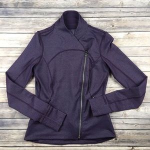 Lululemon Precision Jacket Chain Link Lilac Deep Zinfandel / Deep Zinfandel